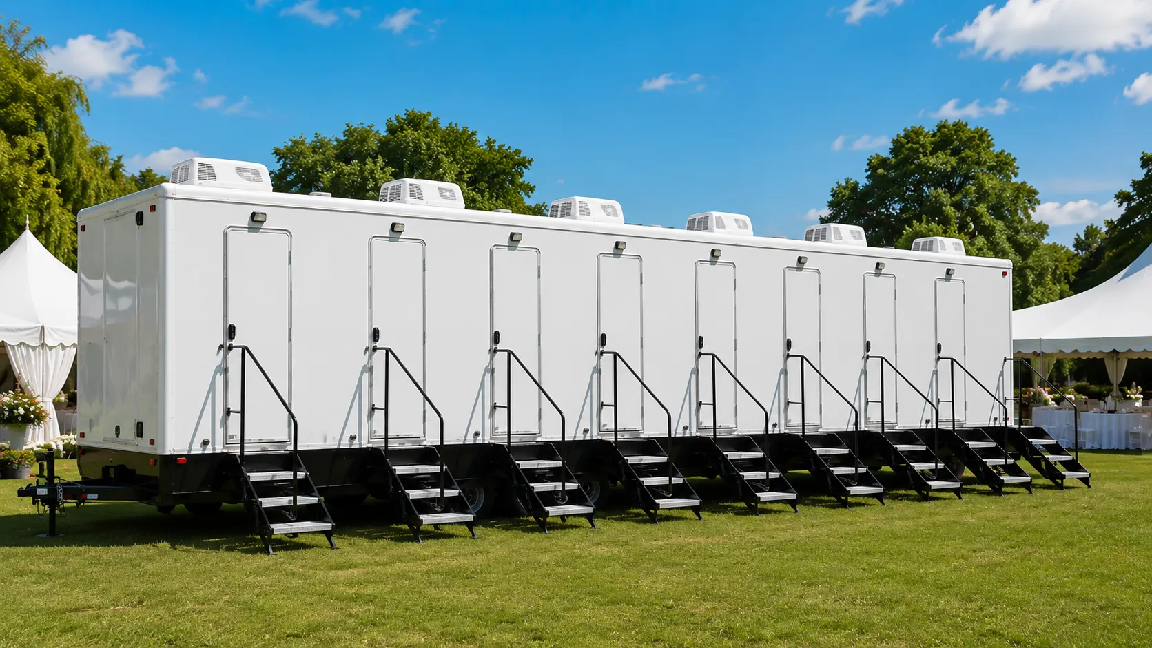 8 Stall Restroom Trailer in Tempe, AZ