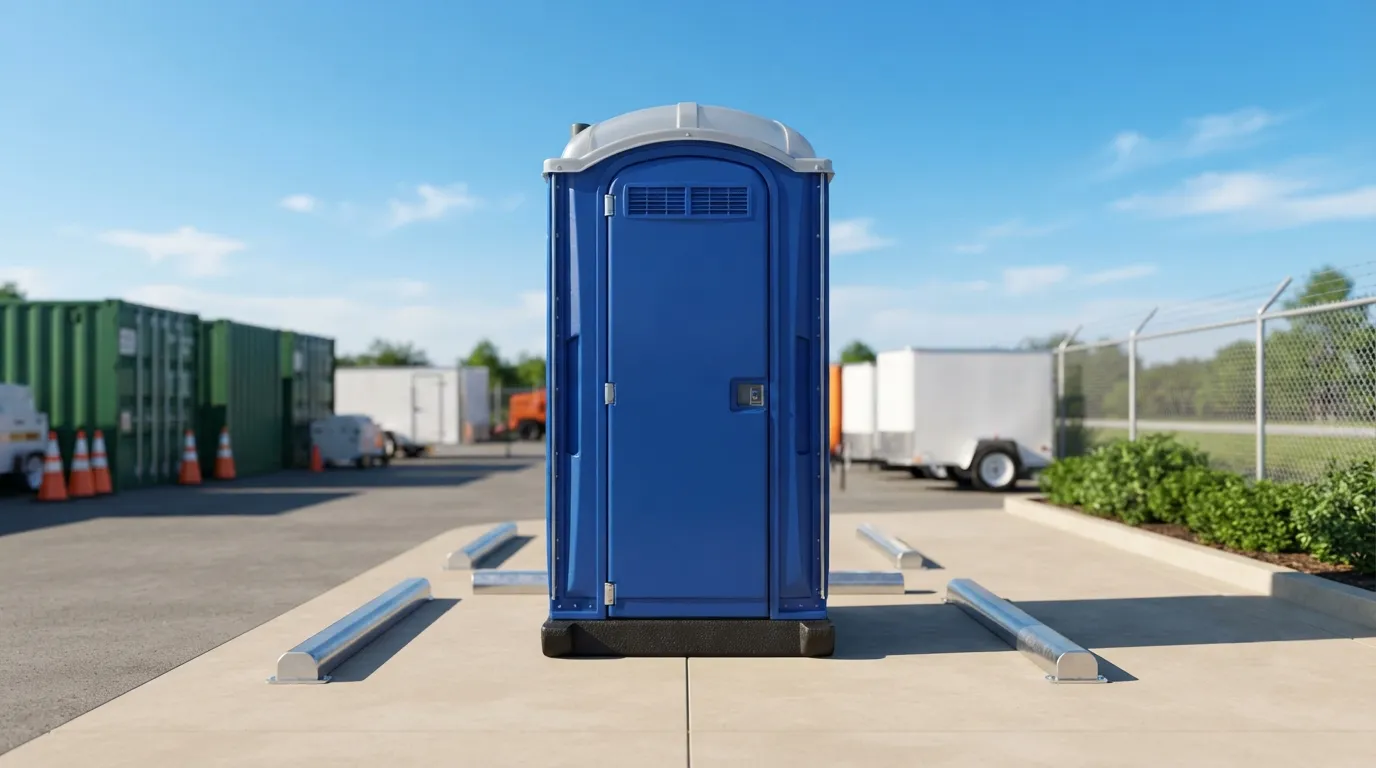 Porta potty in winter
